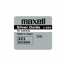 BATERIA SREBROWA MAXELL SR 616 SW 321 SR65 611