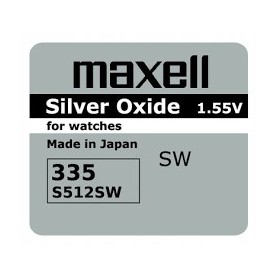 1 x Bateria srebrowa Maxell 335 SR 512 SW 512