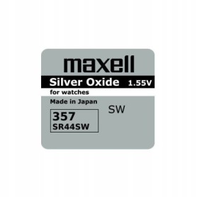 Bateria srebrowa Maxell 357 303 SR 44 W G13 SR44W