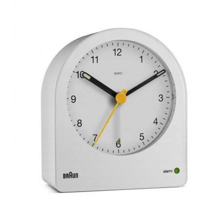 Budzik kwarcowy BRAUN BC22W alarm podwietlenie