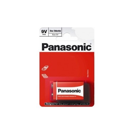 1 x bateria PANASONIC R9 9V 6F22