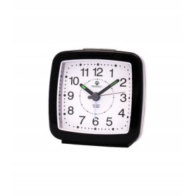 Budzik kwarcowy zegar alarm PERFECT SQ 952 malutki