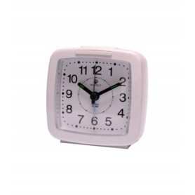 Budzik kwarcowy zegar alarm PERFECT SQ 952 malutki