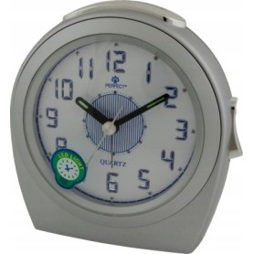 Budzik kwarcowy zegar PERFECT alarm podświetlenie LED