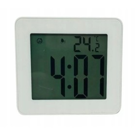 Budzik kwarcowy PERFECT JB 8209 zegar LCD ALARM TEMPERATURA przyssawka