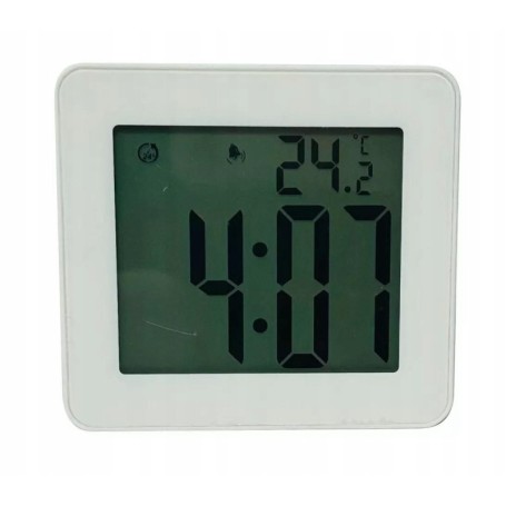 Budzik kwarcowy PERFECT JB 8209 zegar LCD ALARM TEMPERATURA przyssawka