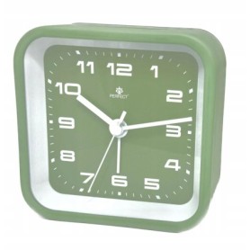 Budzik kwarcowy PERFECT 2469 zegar ALARM podświetlenie płynący