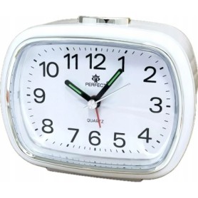 Zegar Budzik kwarcowy PERFECT 2827 PODŚWIETLENIE ALARM PŁYNĄCY MECHANIZM