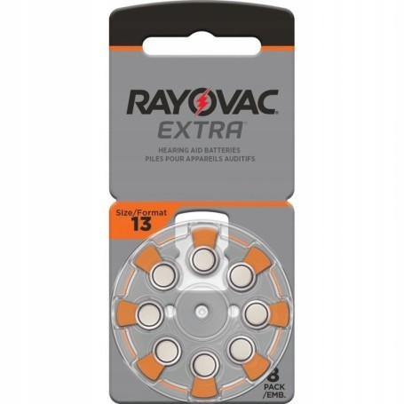 Baterie do aparat¢w suchowych Rayovac 13 80 sztuk