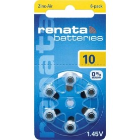 Bateria do aparat¢w suchowych Renata 10 6 sztuk 1,45V PR20