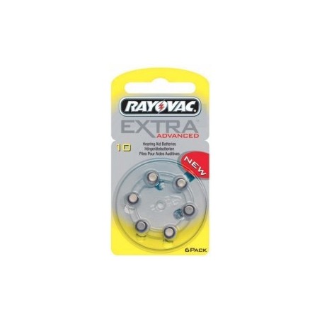 Baterie do aparatów słuchowych Rayovac 10 6 sztuk
