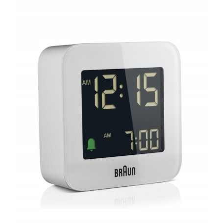 Budzik BRAUN BC08 alarm podwietlenie LCD