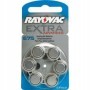 Baterie do aparat¢w suchowych Rayovac 675 6 szt