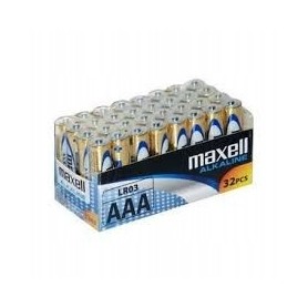 32 x bateria alkaliczna MAXELL AAA LR3 R3 folia