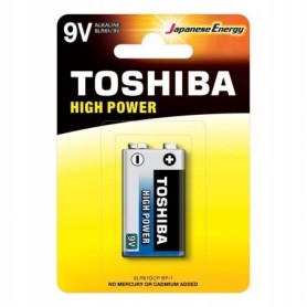 Bateria alkaliczna TOSHIBA 9V 6LR61 6LF22 MN1604