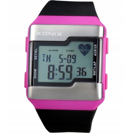 Zegarek XONIX HRM4 10ATM PULSOMETR TRENING BMI