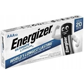 10 x bateria ENERGIZER ULTIMATE LITHIUM AAA LR3 R3