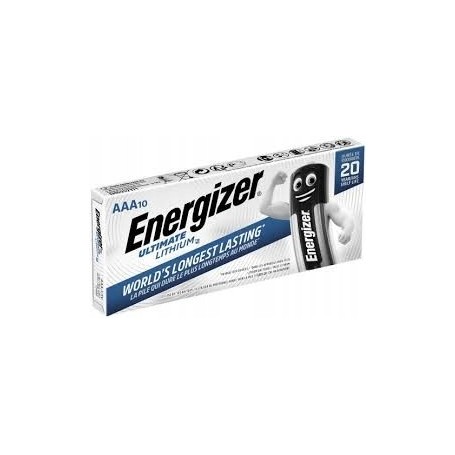 10 x bateria ENERGIZER ULTIMATE LITHIUM AAA LR3 R3