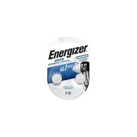 2 x Bateria ENERGIZER ULTIMATE LITHIUM CR 2016 3V