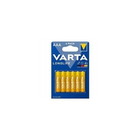 Bateria alkaliczna VARTA AAA LR3 R3 LONGLIFE 6 szt