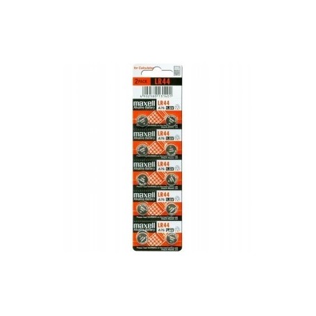 10x bateria alkaliczna MAXELL LR44 A76 L1154 AG13