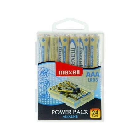 Bateria alkaliczna MAXELL AAA LR3 R3 pack 24 szt