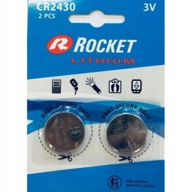 Bateria litowa ROCKET 3V CR 2430 --- 2 sztuki