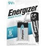 Bateria Energizer MAX PLUS 9V 6LR61 6F22