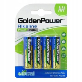 Bateria alkaliczna GOLDEN POWER LR6 AA ecototal