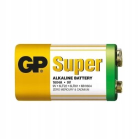 Bateria alkaliczna GP Super 6LR61 6F22 9V 10 sztuk