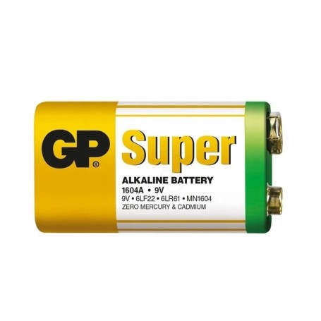Bateria alkaliczna GP Super 6LR61 6F22 9V 10 sztuk