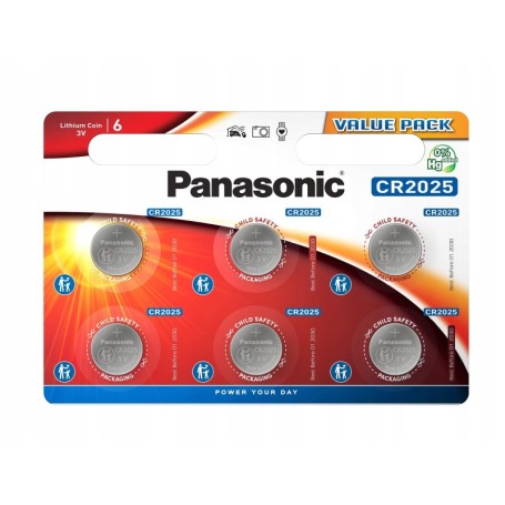 Bateria litowa PANASONIC 3V CR 2025