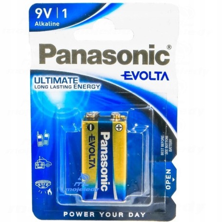 Bateria alkaliczna PANASONIC ULTIMATE EVOLTA 6LR61 6F22 9V