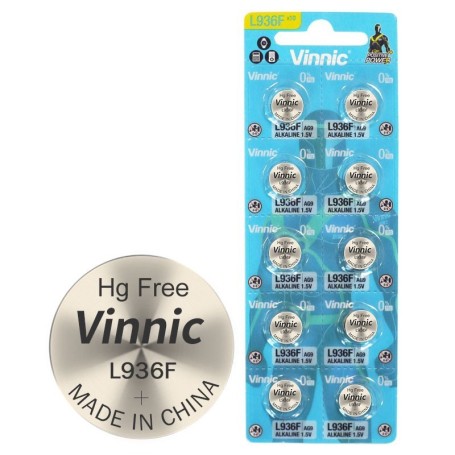 Bateria alkaliczna VINNIC baterie LR 936 F AG9 G9 394