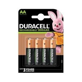 4 x akumulator DURACELL AA R6 1300mAh
