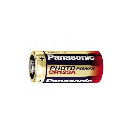 1 x bateria litowa PANASONIC PHOTO CR123 DL123A