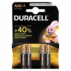 Bateria alkaliczna DURACELL baterie LR3 AAA R3