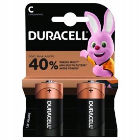 Bateria alkaliczna DURACELL baterie LR14 C R14