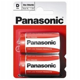 ~ 2 x bateria PANASONIC D R20 zinc carbon ~